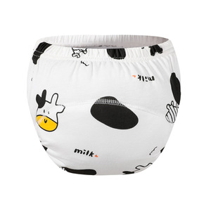 Pantalon d'entraînement en coton absorbant pour bébés filles garçons résistant à l'eau <span class=keywords><strong>lavable</strong></span> dessin animé impression soins anneau d'apprentissage <span class=keywords><strong>couche</strong></span> en tissu - Product Image 3