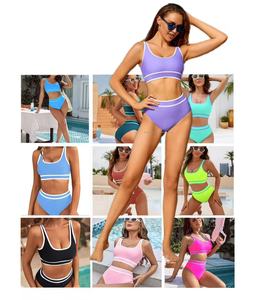 Maillots de bain une pièce Tummy Control pour femmes, maillots de bain froncés sur le devant torsadé, maillots de bain Bikinis - Product Image 1