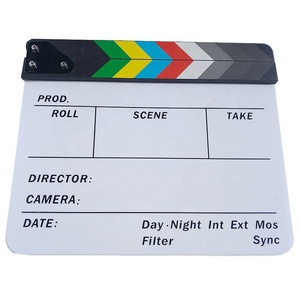Venta al por mayor 30*24,5 cm acrílico película tablero seco borrar Director película Clapper Junta - Product Image 2