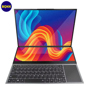 Mới Đôi Màn Hình Máy Tính Xách Tay I7 10750H 16 Inch + 14 Inch Màn Hình Cảm Ứng Core Gtx1650 2050 Ti I7 I9 Chơi Game PC Máy Tính Xách Tay Màn Hình Đôi - Product Image 1