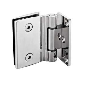 Bisagra para Puerta de Vidrio sin Marco GQK, Abrazadera de Acero Inoxidable de 90 Grados, Cierre Suave, Plateada, Ajustable, Duradera, Moderna, para Hogar y Oficina - Product Image 4