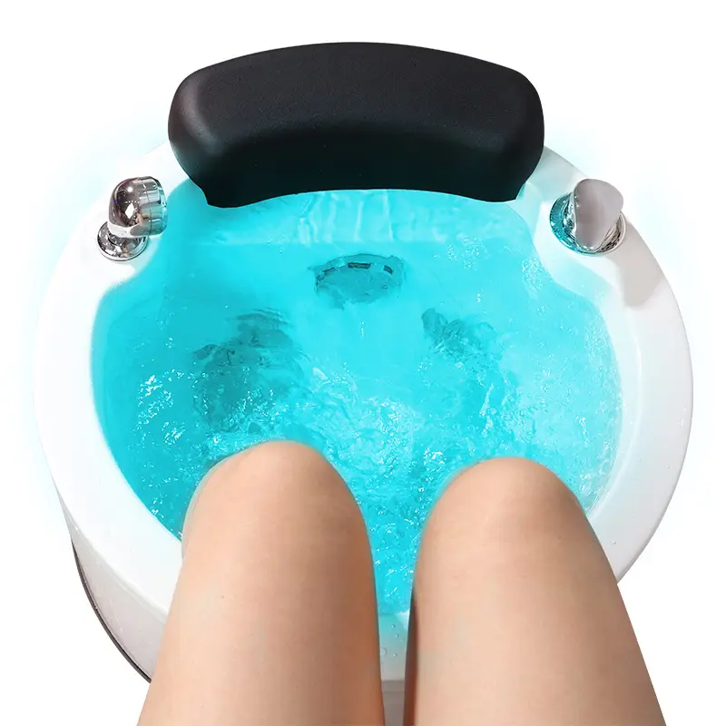 Basse 2023 meilleure vente nouvelle cuvette d'évier de pédicure électrique de luxe simple avec drain pour les pieds spa quantité minimale de commande