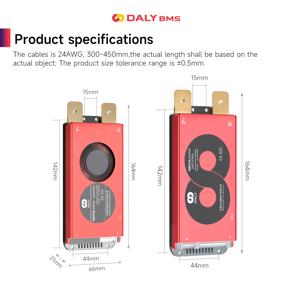 Daly BMS 3S-24S 150A/200A Lithium Ion Battery Pack Management