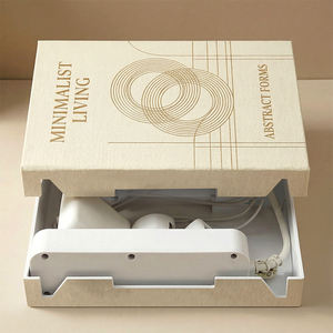 Caja Organizadora de Cables con Diseño de Libro, Regalo Promocional, Ocultador de Cables Decorativo para Regletas y Cargadores con Cierre Magnético - Product Image 5