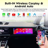 Pantalla de 15'' con Sistema Android 13 de Qualcomm, Radio para Auto, Pantalla de Entretenimiento para Copiloto y Pasajero para Porsche Cayenne 2018-2023, Carplay Inalámbrico