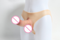 Dildo réaliste portable, stimulateur du point G, pénis réaliste en silicone, pantalon masturbateur pour femmes, couple lesbien