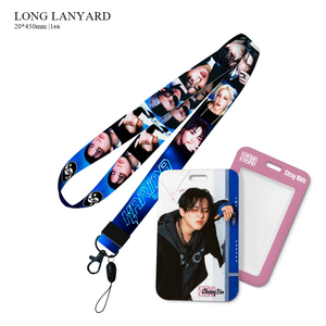 卸売り K-POP アイドルグループ Stray Kids KARMA FELIX HYUNJIN BANG CHAN フォトカードケース付き ロング ランヤード ネックストラップ - Product Image 4