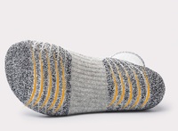 Chaussettes de randonnée en laine mérinos avec logo personnalisé, chaussettes de sport d'hiver chaudes et résistantes aux ampoules, avec coussin thermique épais pour les activités de plein air et le trekking