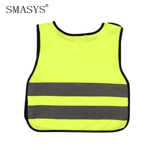 High Quality Durable <strong>Hi</strong> <strong>Vis</strong> Reflective Safety <strong>Vest</strong> for <strong>Kids</strong> Customized Polyester Knitted Fabric Children <strong>Kid</strong> Safety <strong>Vest</strong> - Product Image 2