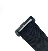 Offre Spéciale 38mm Noir En Plastique D Anneau Boucle Forte Ceinture Boucle Sangle Curseur pour Sac À Dos Sangle Plat D-ring Conception