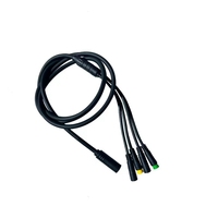 Ebike bafang 8fun mi moteur pièces de rechange 1T4 câble d'extension étanche pour bafang BBS01 BBS02 BBSHD kit moteur