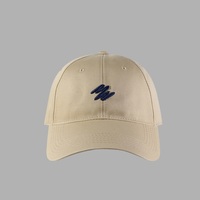 Casquette de baseball 6 panneaux en coton uni, motif feuille d'érable brodé, style vintage tendance, vente en gros printemps-été