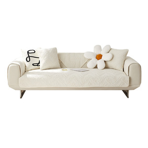 Winter New Chenille Multi-colors Modern Anti-slip Soft <b>Sofa</b> <b>Cover</b> Set with Plant Pattern 220gsm Polyester Filling - Product Image 6