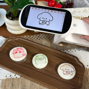 Impresora portátil de alimentos EVEBOT con pantalla táctil, tinta comestible de 300 dpi para café, pasteles y otros alimentos. - Product Image 6