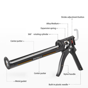 <span class=keywords><strong>Pistolet</strong></span> à colle manuel semi-circulaire de qualité industrielle durable et facile à utiliser pour les applications de calfeutrage et d'étanchéité - Product Image 3