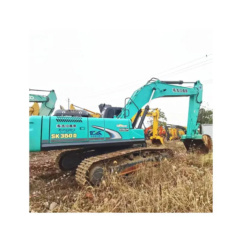 معدات بناء، ماكينة مستعملة، حفار مخدد 35 طن kobelco Sk350 Sk350D