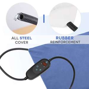 Wasserdichte, umweltfreundliche, elektrisch beheizte quadratische Bettmatte aus Nylon für Hunde, Welpen, Katzen, Indoor-Wärmematte für Haustiere - Product Image 2