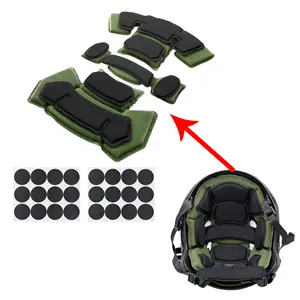 Индивидуальные защитные мягкие удобные тактические накладки на шлем из пенопласта универсальные Сменные накладки на шлем с эффектом памяти