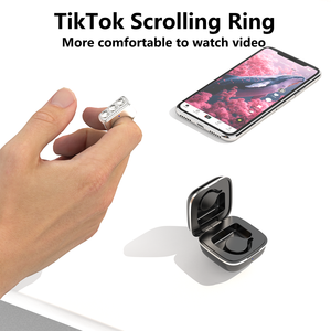   Control Remoto Inalámbrico con Anillo Giratorio y Diamantes para TikTok, Obturador de Cámara, PPT, Pasador de Páginas de Libros Electrónicos - Product Image 2