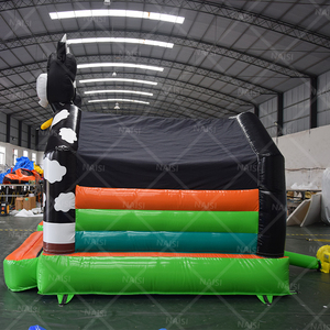 Bò <span class=keywords><strong>bouncy</strong></span> lâu đài trang trại sân <span class=keywords><strong>Bouncer</strong></span> với mái trang trại động vật Inflatable nhảy lâu đài trẻ em playzone Toddler Jumper nhà để bán - Product Image 3