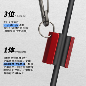 Fisherbon Fishing <b>Rod</b> <b>Holder</b> Aluminum Alloy 1.5Cm Max Diameter EVA Padding For Fly <b>Rods</b> - Product Image 1