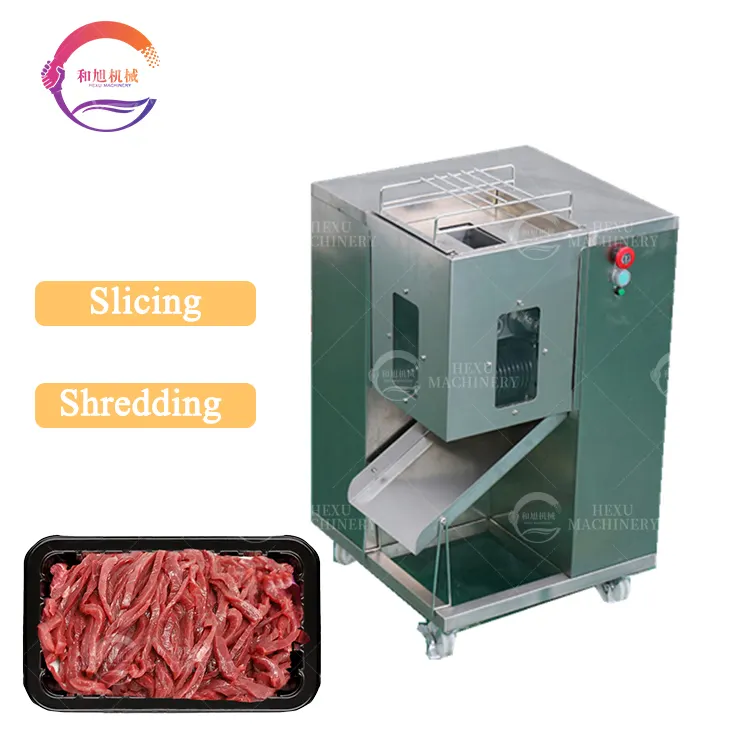 Máquina trituradora de carne fresca completamente automática eléctrica de procesamiento de carne comercial para carne