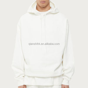 เสื้อฮู้ดผ้าคอตตอนเทอร์รี่สำหรับผู้ชายเสื้อครอปน้ำหนักมากแบบหลวมใส่ได้ทั้งชายและหญิง - Product Image 2