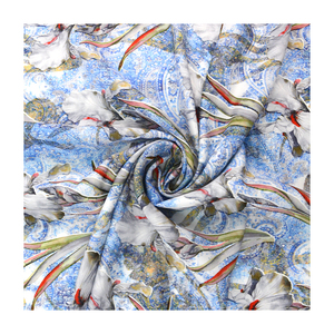 Tissu en Offre Spéciale de satin soyeux pour femmes Safa Textile imprimé numériquement de motifs floraux personnalisés vêtements - Product Image 1