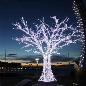 Hot Sale Color Changing Holiday Lighting Illuminated Artificial 3D Twig Branch Tree Motif Light for Christmas Decoration