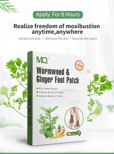 แผ่นแปะดีท็อกซ์เท้าอุปกรณ์ดูแลสุขภาพ OEM ODM ปรับปรุงการไหลเวียนโลหิตสมุนไพรธรรมชาติกลุ้มขิง - Product Image 5