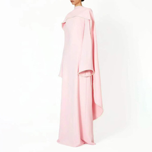 Nuovo Abito Lungo con Maniche a Scialle N-kind, Design Femminile Slim con Perline di Lusso, Elegante Abito da Festa in Stile Francese - Product Image 5