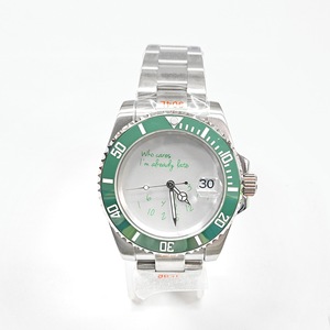 Who Cares I AM Already Late NH35 Caja de reloj 40mm Movimiento mecánico automático Dial Reloj de pulsera de zafiro impermeable - Product Image 3