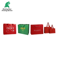 Sac en papier à cordon de taille A5 personnalisée avec poignée en soie Impression offset de luxe avec logo personnalisé-pour emballage de luxe