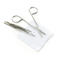 Kit de retrait de suture stérile jetable ensemble d'instruments chirurgicaux pour étudiants ciseaux de retrait de suture