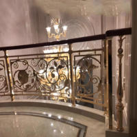 Rampe d'escalier moderne personnalisable en aluminium - Rampe d'escalier intérieure