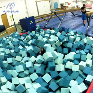 Nhà Máy Tùy Chỉnh 100% Polyurethane Bọt Mật Độ Cao Đầy Màu Sắc Trong Nhà Trampoline Phụ Kiện Của Trẻ Em Mềm Cube Ghế Lớn Bọt Khối - Product Image 2