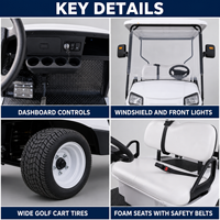 Mobil Golf Mewah Terlaris Harga Terjangkau Mobil Golf Listrik 4 Roda untuk Dijual dengan Berbagai Warna