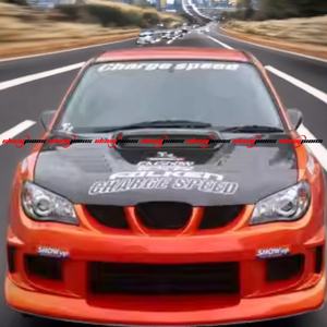 Kit de Carrocería de Fibra de Resina de Alta Calidad para <span class=keywords><strong>Impreza</strong></span> <span class=keywords><strong>WRX</strong></span> STI GDA GDB CS 2006-2007, Parachoques Delantero/Trasero Mejorado con Recortes para Sensores de Asistencia de Estacionamiento, Nuevo - Product Image 3