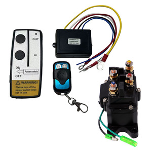 Remote Control For 12V 24V Winch Car Wireless 4 Button Rolling Code 100M <b>Range</b> Plastic With LED Indicator - Product Image 4