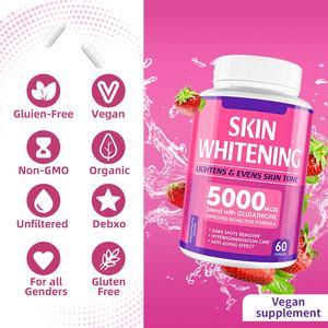 Kapsul Pemutih Kulit Liposomal <span class=keywords><strong>L</strong></span> <span class=keywords><strong>Glutathione</strong></span> ultra Vitamin C Kolagen <span class=keywords><strong>Glutathione</strong></span> untuk Dropshipping - Product Image 3