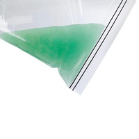 Sac personnalisable, petit sac en plastique Transparent avec fermeture à glissière, refermable, PE