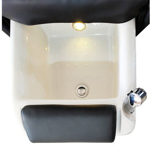 Fauteuil de pédicure en acier inoxydable 2026, lit de massage et de soin du visage avec spa pour les pieds, drainage automatique, portable, pour salon de manucure, luxe moderne - Product Image 2