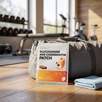 Patch de Glucosamine et Chondroïtine pour le Soin des Articulations, Soutien du Cartilage, Soulagement de l'Arthrose, Flexibilité et Mobilité Transdermique