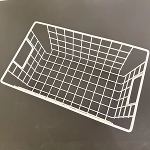 Dây lưu trữ tủ đông giỏ, trang trại dây kim loại giỏ Tủ đông lưu trữ tổ chức Thùng với xử lý cho nhà bếp - Product Image 1