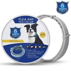 <span class=keywords><strong>Collier</strong></span> anti-puces et tiques pour animaux de compagnie Logo personnalisé en gros pour chiens et chats <span class=keywords><strong>collier</strong></span> de chien réglable - Product Image 1