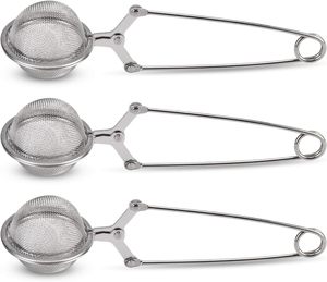 Stainless Steel Wire Clip <b>Tea</b> Ball, Reusable Portable <b>Tea</b> Infus Herbal <b>Tea</b> <b>Infuser</b> - Product Image 2