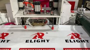 Machine <span class=keywords><strong>de</strong></span> fabrication automatique <span class=keywords><strong>de</strong></span> sacs multifonctionnelle avec poignée souple en film plastique, patch, poinçonnage et découpe - Product Image 4