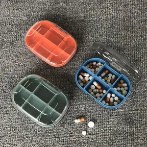 Monthly Pill Box Am/pm Pill Organizer Box For 7 Days 28 Compartments Pill Packaging Box