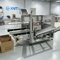 Máquina Automática Formadora de Cajas con Sistema de Sellado Inferior para las Industrias Alimentaria, de Bebidas y Química, Equipo de Empaquetado de Fin de Línea