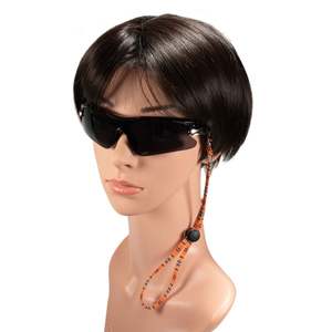 Chaîne de lunettes en tissu imprimé, style ethnique, colorée, en corde de nylon réglable, pour la vente en gros, accessoires pour lunettes - Product Image 5